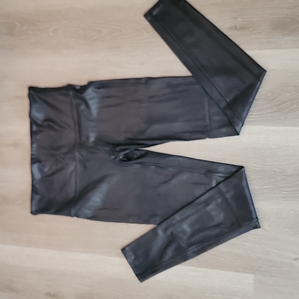 SPANX Faux Leather Leggings XL